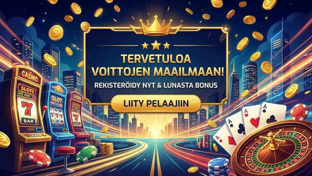 Rekisteröidy bonuksen kanssa